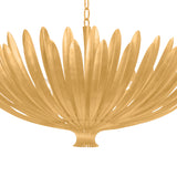 Yasmin Extra Large Pendant 35", Gold Leaf
