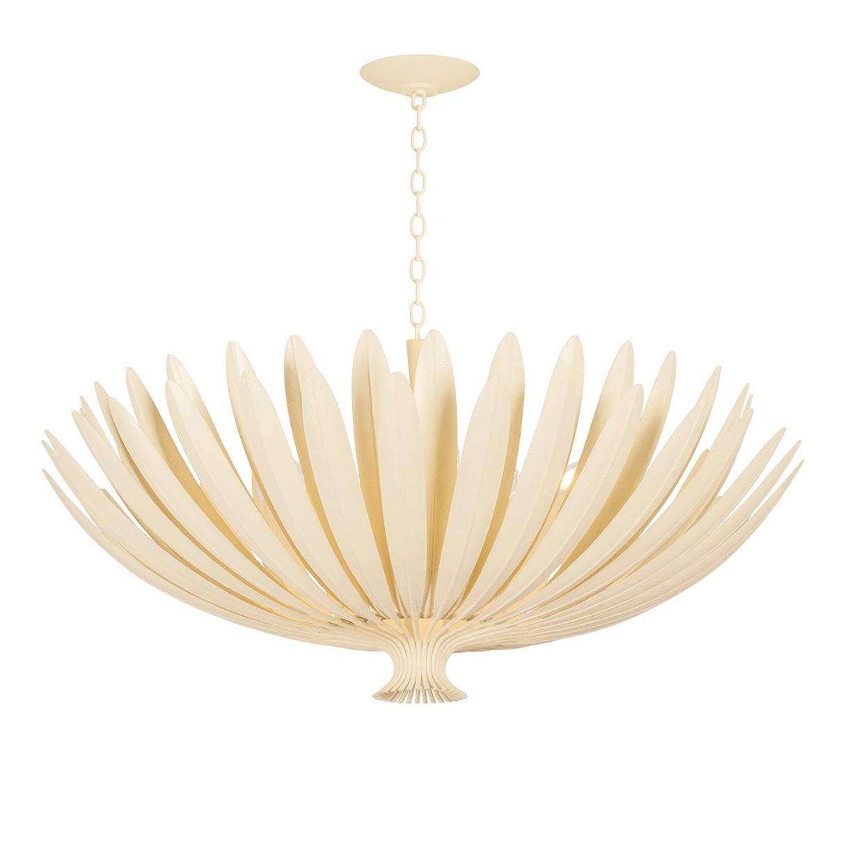 Yasmin Oversized Pendant 48", Cream