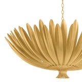 Yasmin Oversized Pendant 48", Gold Leaf