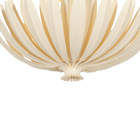 Yasmin Semi-Flush 18", Cream