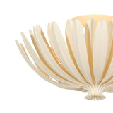 Yasmin Semi-Flush 18", Cream