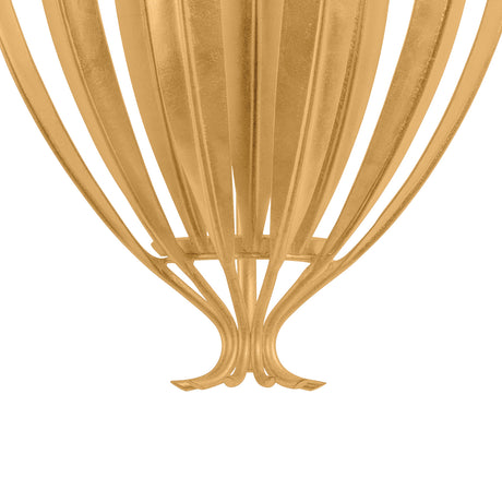 Yasmin Wall Sconce 13", Gold Leaf