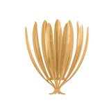 Yasmin Wall Sconce 13", Gold Leaf
