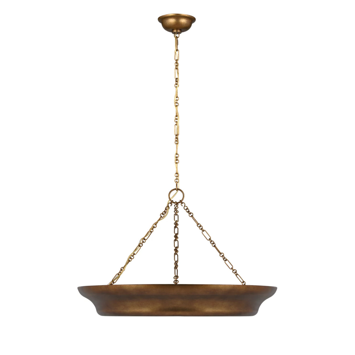 Dalina Large Pendant 24", Vintage Gilded Brass
