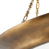 Dalina Large Pendant 24", Vintage Gilded Brass