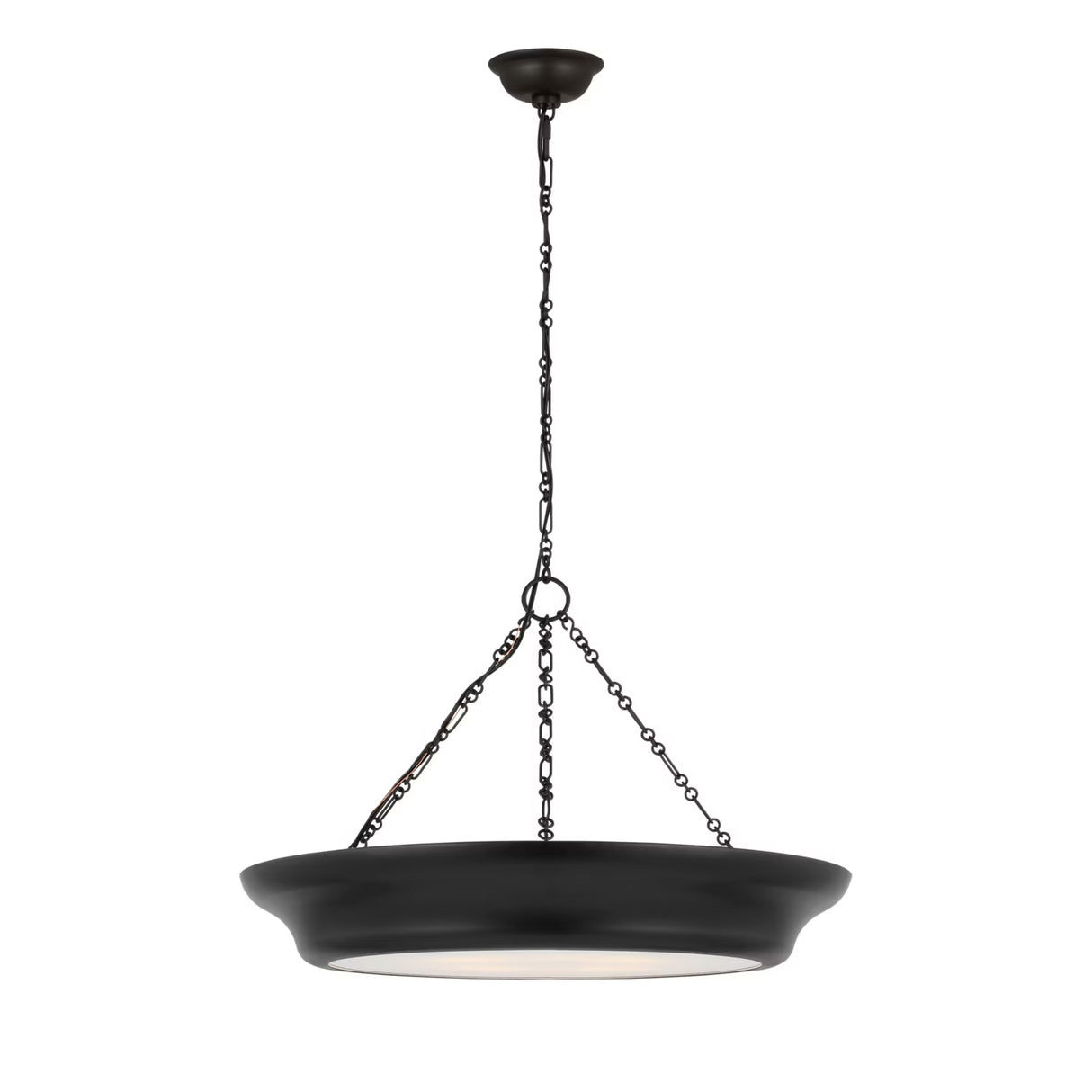 Dalina Large Pendant 24", Aged Iron