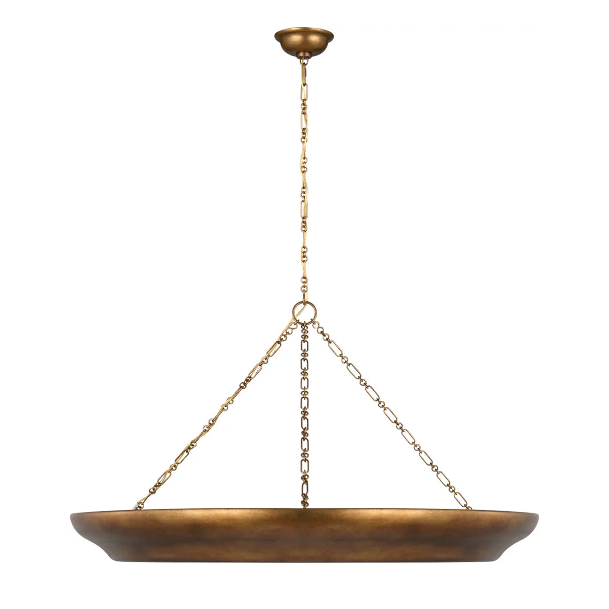 Dalina Extra Large Pendant 36", Vintage Gilded Brass