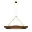 Dalina Extra Large Pendant 36", Vintage Gilded Brass