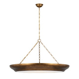 Dalina Extra Large Pendant 36", Vintage Gilded Brass