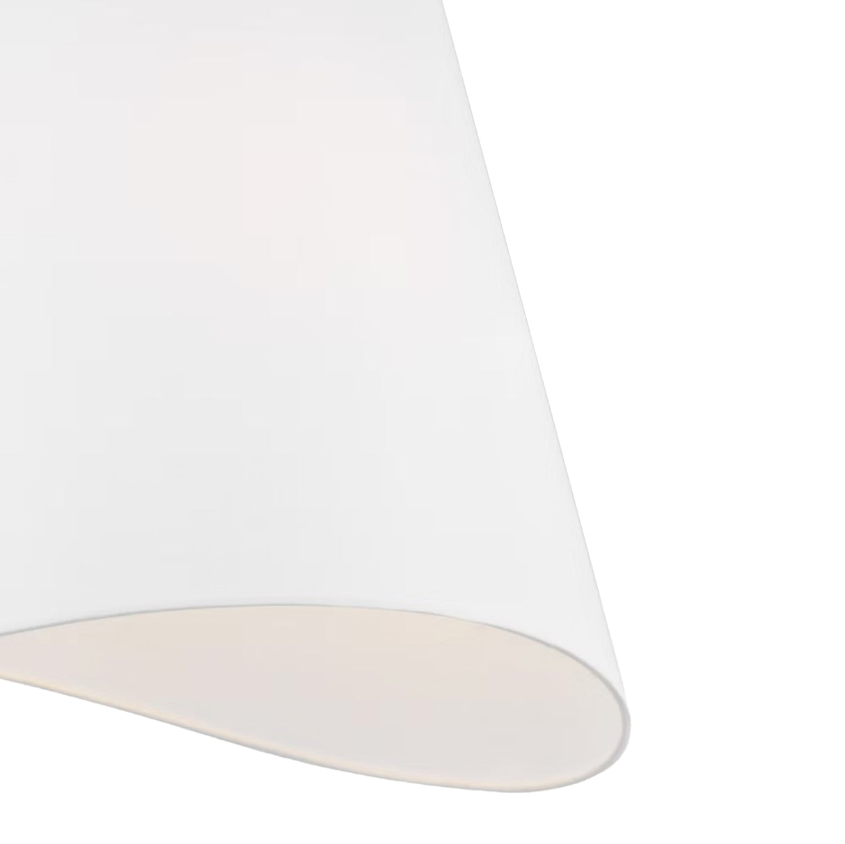 Jada Large Conical Pendant 24", Matte Black