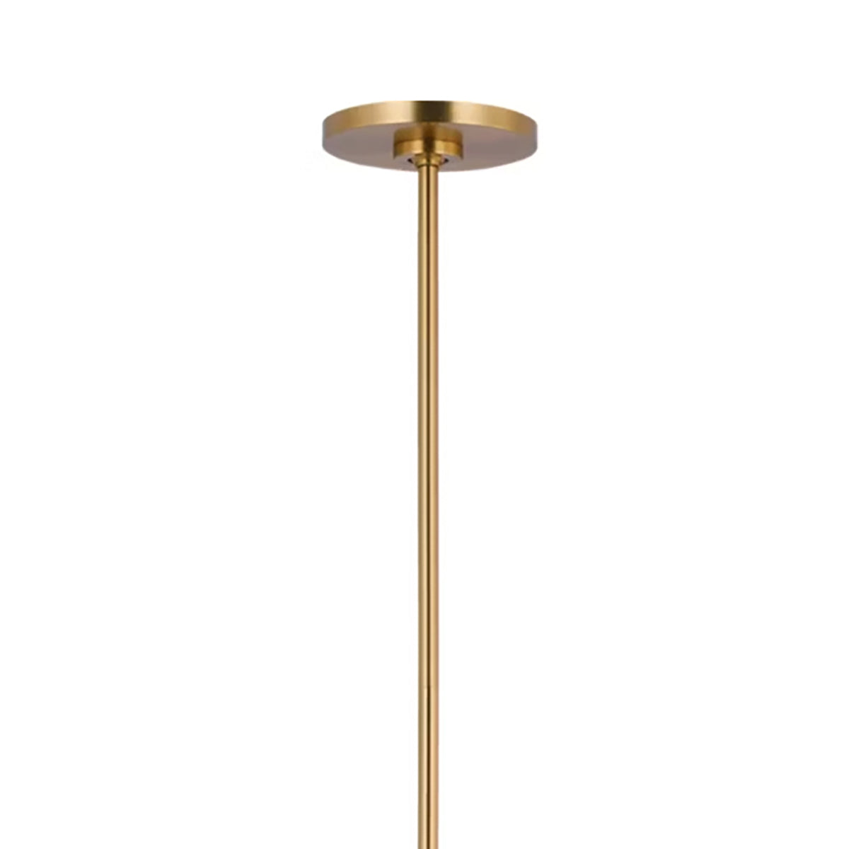 Jada Large Conical Pendant 24", Modern Brass