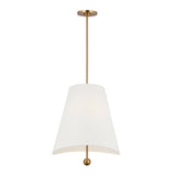 Jada Medium Conical Pendant 18", Modern Brass