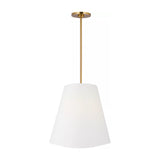 Jada Medium Conical Pendant 18", Modern Brass