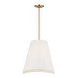 Jada Medium Conical Pendant 18", Modern Brass