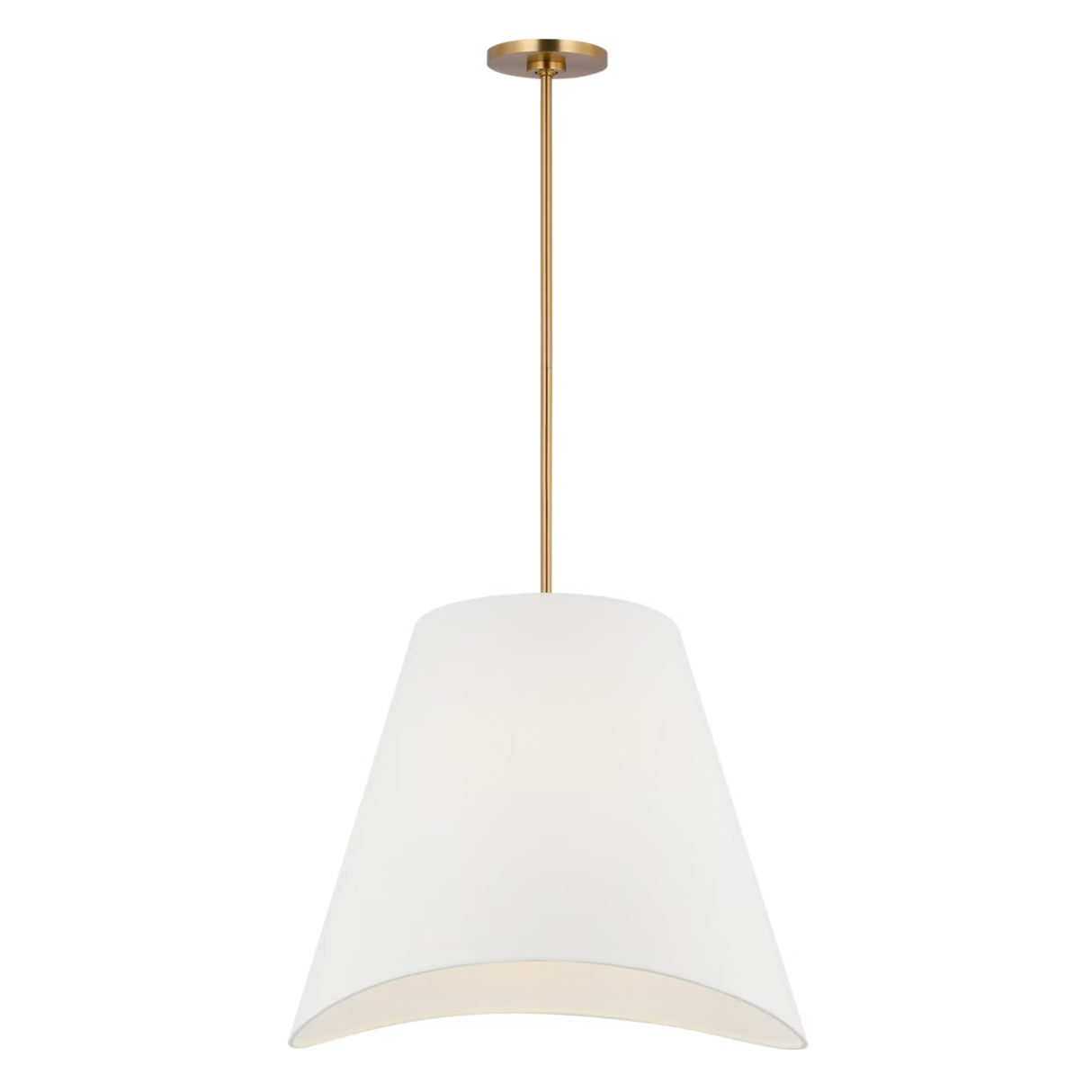 Jada Large Conical Pendant 24", Modern Brass