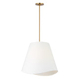 Jada Large Conical Pendant 24", Modern Brass