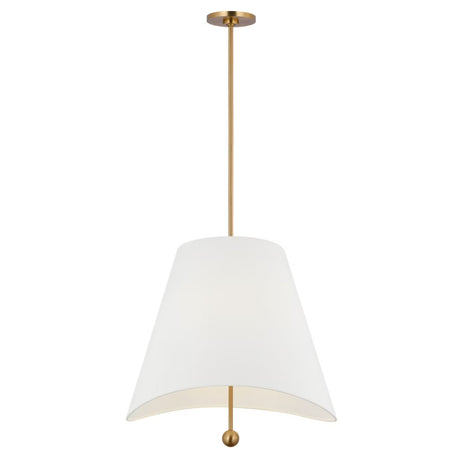 Jada Large Conical Pendant 24", Modern Brass