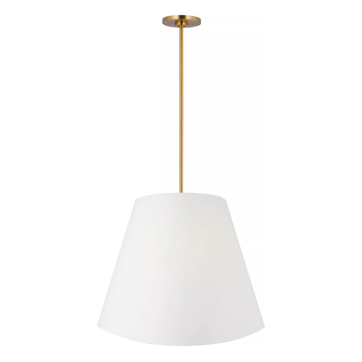 Jada Large Conical Pendant 24", Modern Brass