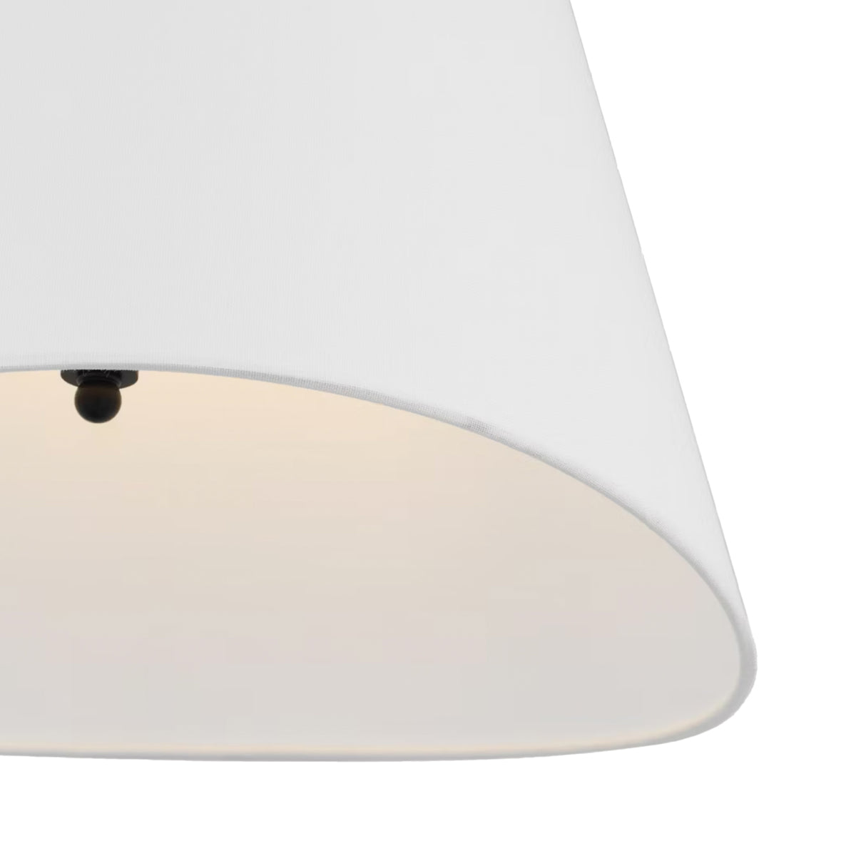 Jada Medium Conical Pendant 18", Matte Black