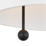 Jada Medium Conical Pendant 18", Matte Black