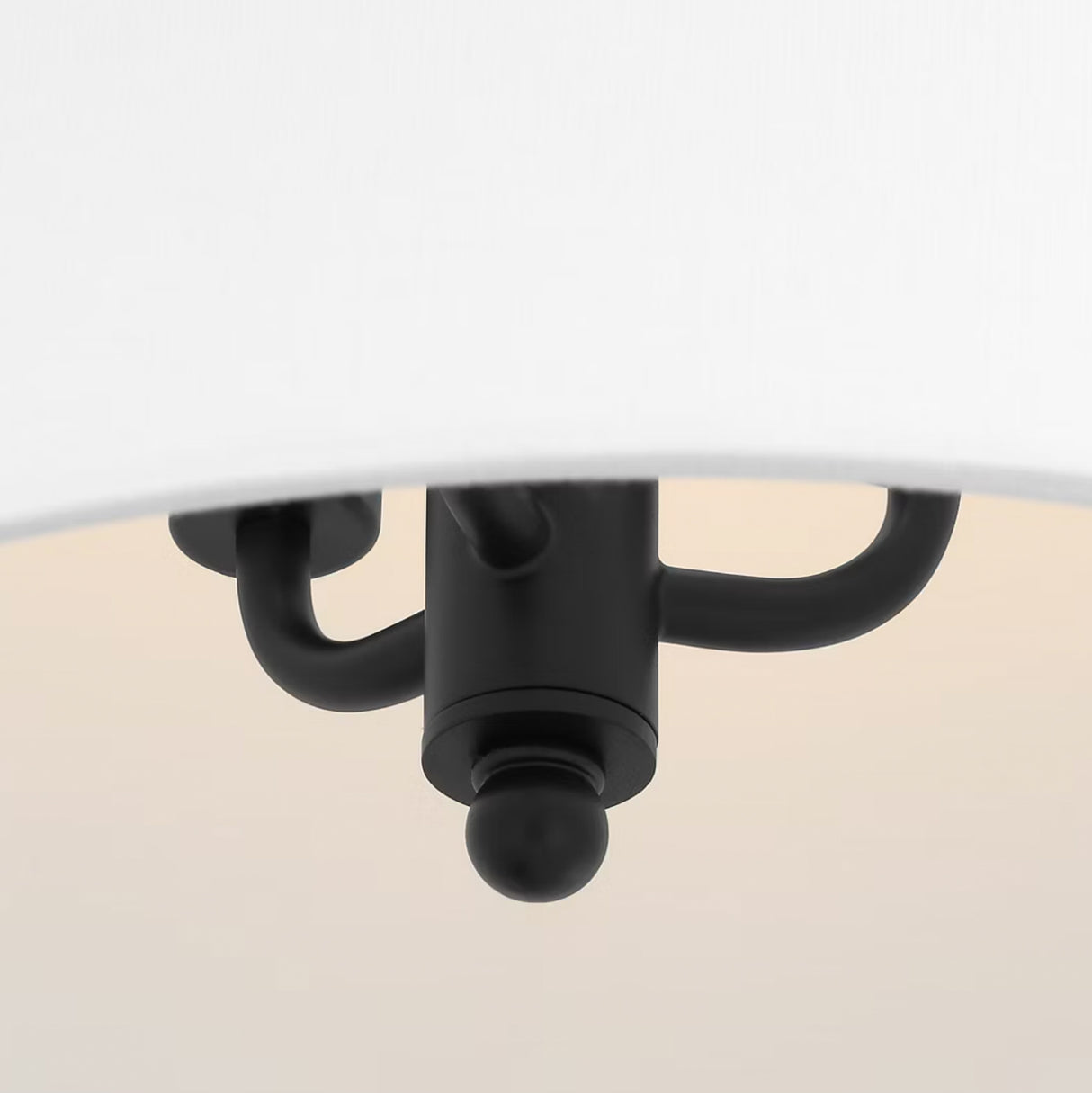 Jada Medium Conical Pendant 18", Matte Black