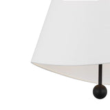 Jada Medium Conical Pendant 18", Matte Black