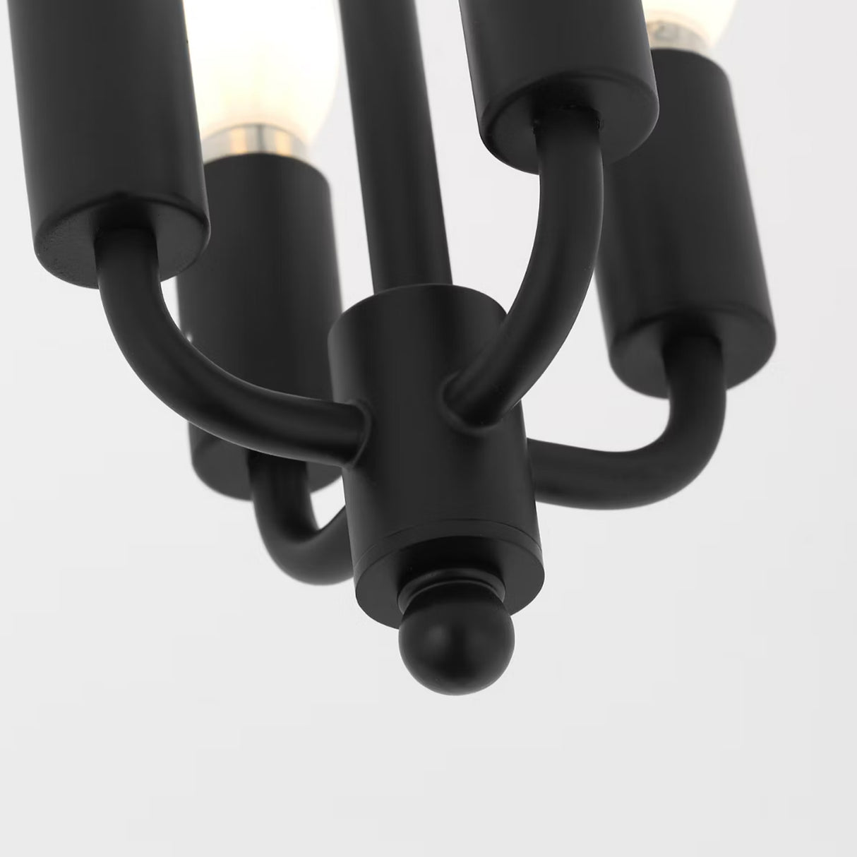 Jada Large Conical Pendant 24", Matte Black