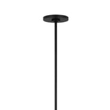Jada Large Conical Pendant 24", Matte Black