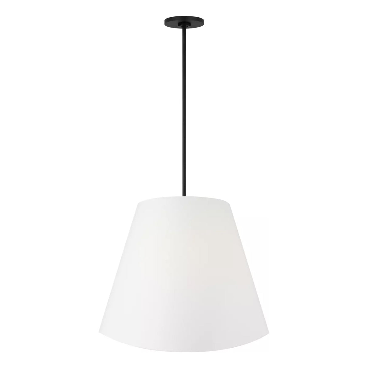 Jada Large Conical Pendant 24", Matte Black