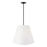 Jada Large Conical Pendant 24", Matte Black