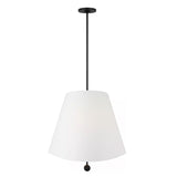 Jada Large Conical Pendant 24", Matte Black