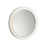 Hedley Round LED Mirror 24" x 24", Polished Nickel