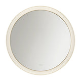 Hedley Round LED Mirror 36" x 36", Modern Brass
