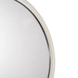 Hedley Round LED Mirror 36" x 36", Polished Nickel