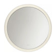 Hedley Round LED Mirror 36" x 36", Polished Nickel