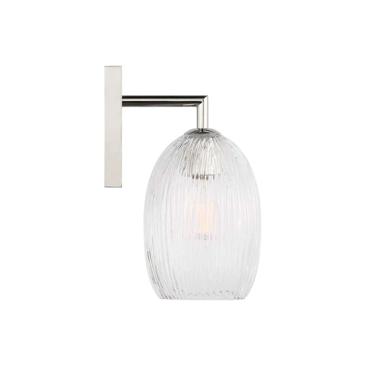 Fiora Wall Sconce 10", Polished Nickel