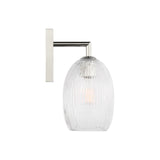 Fiora Wall Sconce 10", Polished Nickel