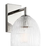 Fiora Wall Sconce 10", Polished Nickel