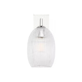 Fiora Wall Sconce 10", Polished Nickel