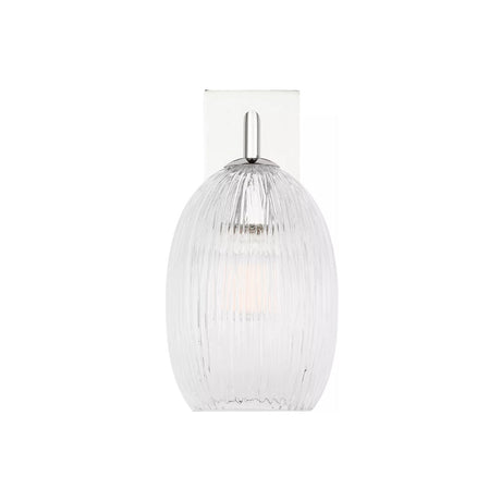 Fiora Wall Sconce 10", Polished Nickel