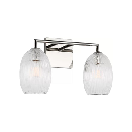 Fiora 2 Light Vanity 16", Polished Nickel