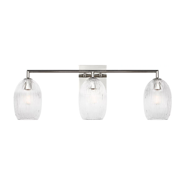Fiora 3 Light Vanity 27", Polished Nickel