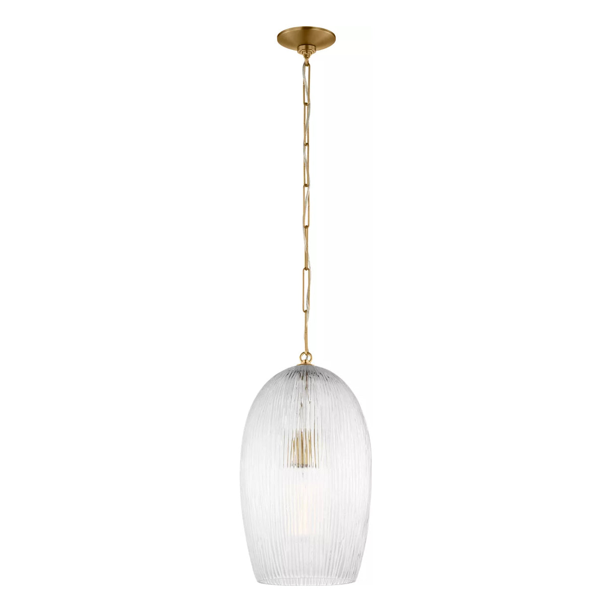 Fiora Pendant Light 11", Modern Brass