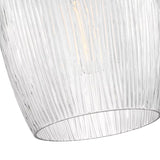 Fiora Pendant 11", Aged Iron