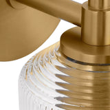 Lathan Wall Sconce 9", Modern Brass