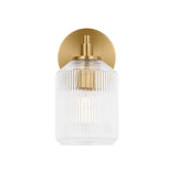Lathan Wall Sconce 9", Modern Brass