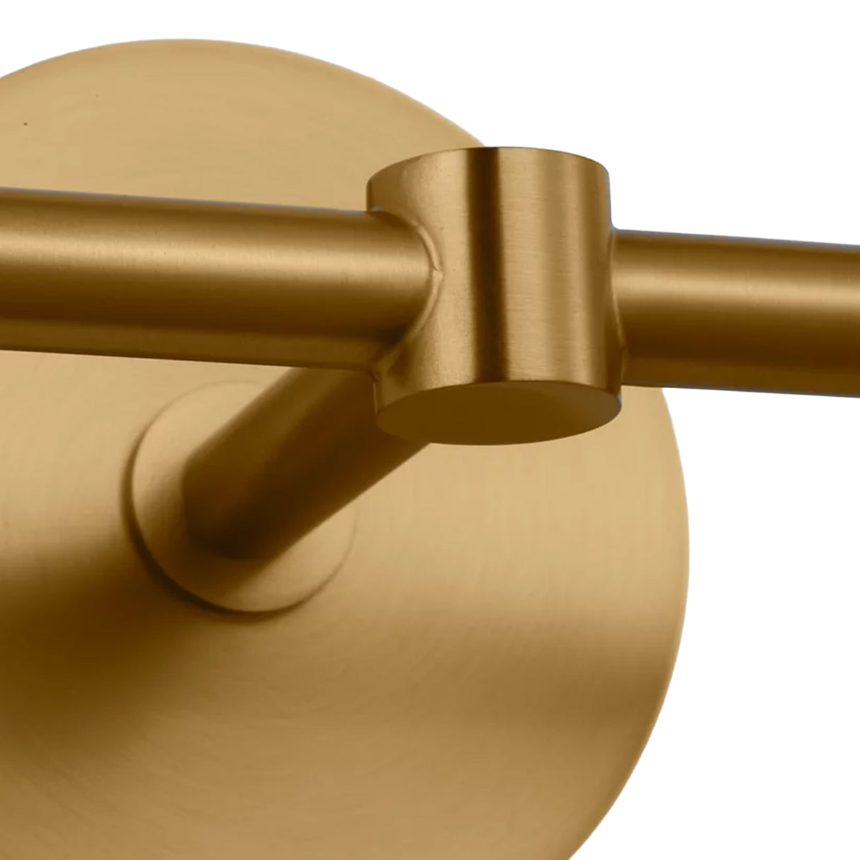 Lathan 2 Light Vanity 15", Modern Brass