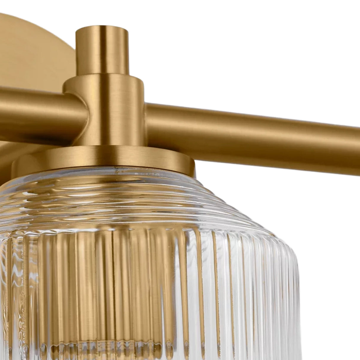 Lathan 3 Light Vanity 26", Modern Brass