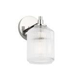 Lathan Wall Sconce 9", Polished Nickel