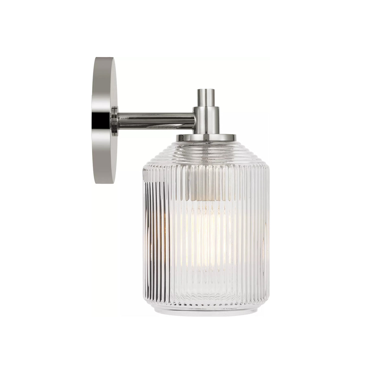 Lathan Wall Sconce 9", Polished Nickel